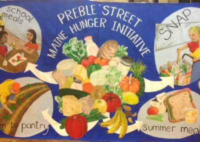 food images with outreach Preble Street Initiative, Maine