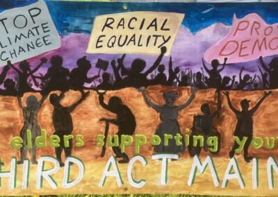 Racial Justice protest sign