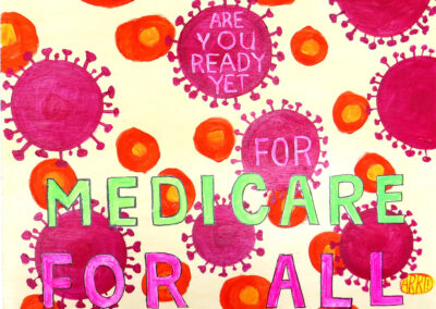 Road Sign - Medicare for all