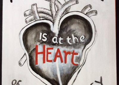 Image of a Heart of Democracy for healthcare