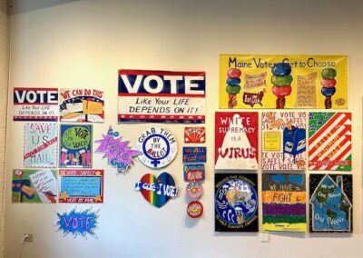 A display of signs made by ARRT!