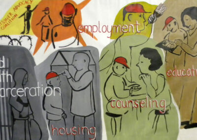maine-prisoner-advocacy-coalition showing figures helping with employment, counseling, housing, education and ending youth incarceration